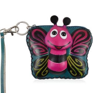 Butterfly Coin Purse with Keychain
